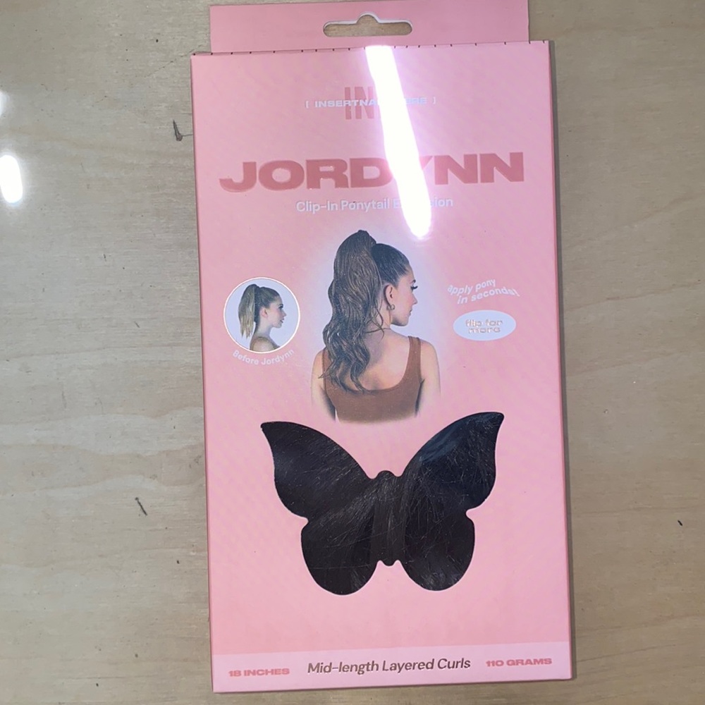 Insert Name Here Jordyn Pony Extension- Dark Brown